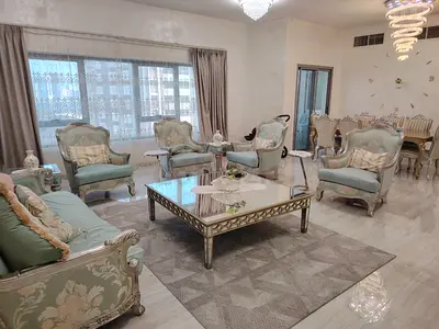 Sofa Set with Vintage Touch without table