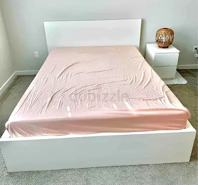 Ikea king size bed with mattress available in perfect condition