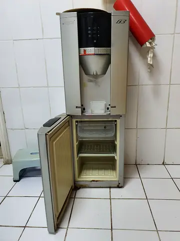 Water cooler Dispenser with fridge