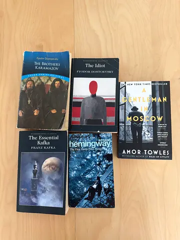 Classic Literature Bundle – Dostoevsky, Kafka, Hemingway, Amor Towles