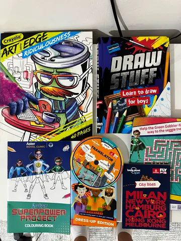 2 new coloring books for Aed 55