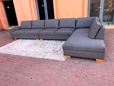IKEA Srvoline L Shape Dark grey Sofa
