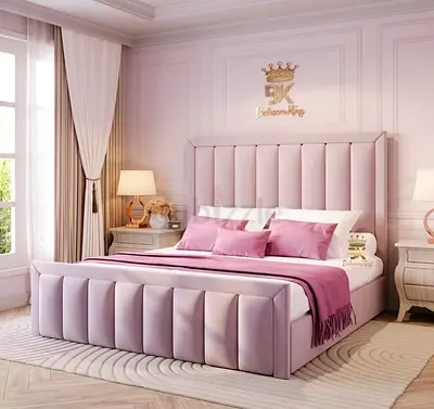 Elegant Modern King Size Bed