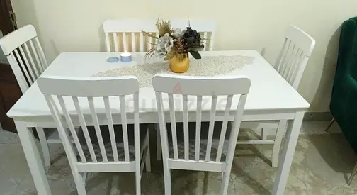6 chair dining set