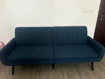 Stylish Modern Sofa-bed in Deep Blue