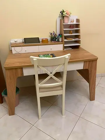 Stylish Wooden Study Table with Chair