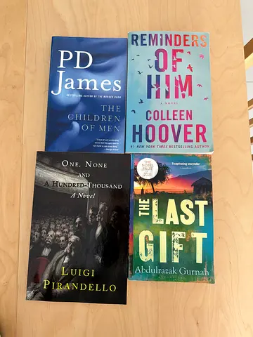 The Children of Men, Reminders of Him, One, None and a Hundred Thousand, The Last Gift – Book Bundle