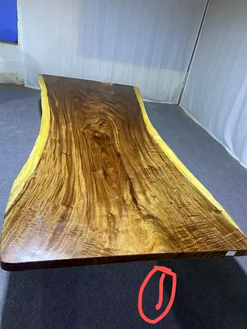 solid wood walnut dinning table slab