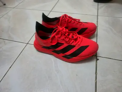 Bright Red Adidas (ADIZERO) Running Shoes