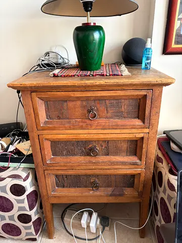 Rustic single chest of drawers