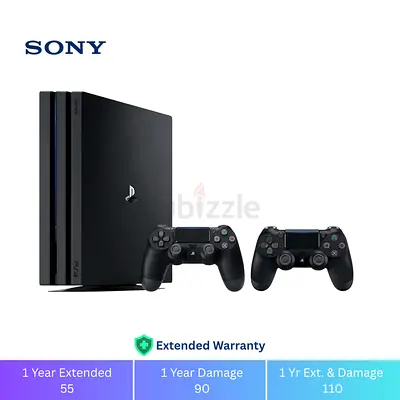 Sony PlayStation 4 Pro - 1 TB With 2 Controller