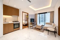 Chiller Free 2BR | Fully Furnished | Pool View | Azizi Riviera 61