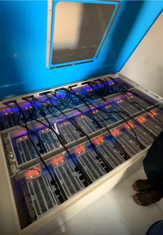 24xIce river KS5l Miners 12TH + immersion coling system