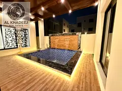 Luxury 3-Storey Villa for Sale in Al Helio 2 Ajman, Street &amp; Lane, 5 Master Bedrooms, Private Po
