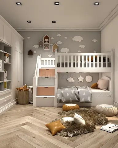 Charming Kids Loft Bed