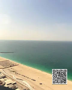 Spacious 2BHK Sea View Apartment for Yearly Rent in Corniche Tower
