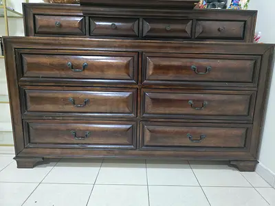 URGENT SALE: Classic Wooden Dresser with Ample Storage