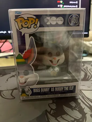 Funko Pop Vinyl Figure - WB 100 - Bugs Bunny as Buddy The Elf # 1450
