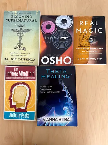 Becoming Supernatural, The Path of Yoga, Real Magic, Infinite Mindfield, Theta Healing – Book Bundle