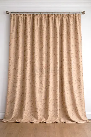 Elegant Beige Curtain for a Touch of Sophistication