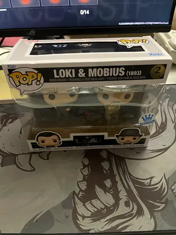 Loki  Mobius 1893 Funko Pop 2 Pack Funko Shop Exclusive Loki Season 2