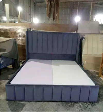 Elegant Fabric Bed Frame with Modern Design
