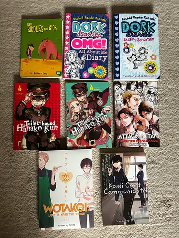Kids books and manga