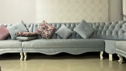 Sofa set with tables