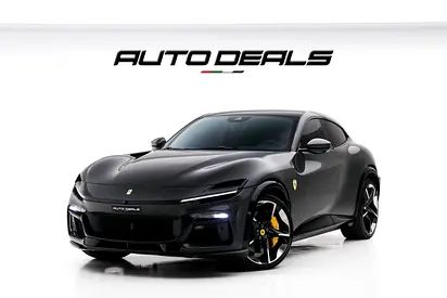 2024 Ferrari Purosangue | Extremely Low Mileage | Premium Quality | Top of the Line | 6.5L V12