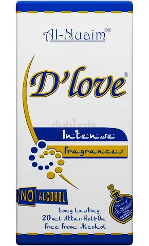 DLove Intense Fragrance Roll-On Al Nuaim Al-Nuaim DLove Alcohol Free Attar - 20ml | Exquisite