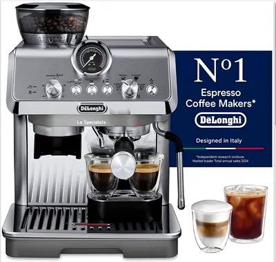 DeLonghi La Specialista Espresso Coffee Maker Cold Brew - Designed for Coffee Lovers