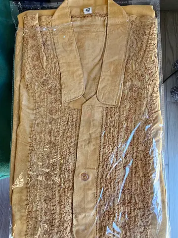 Brand New Kurta Pajama (Large Size) Unused - Brown