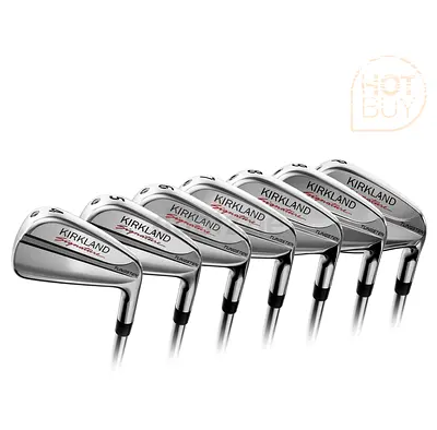 KIRKLAND SIGNATURE STEEL 7-PIECE GOLF IRON SET - STIFF FLEX