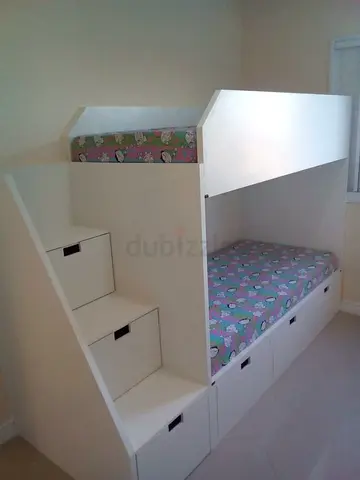 Stylish and Functional Bunk Bed with Storage