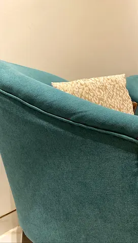 Elegant Teal Lounge Chairs (Set of 2)