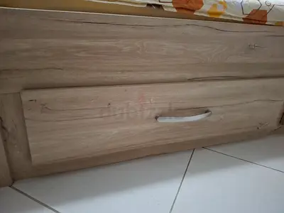 Danube brand king size Stylish bed with matress and Functional Bed Drawer