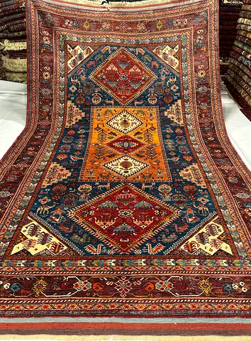205 x 322 cm // 3x2m Carpet New Handmade Persian Shiraz Carpet Pure Wool