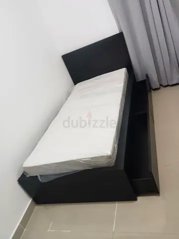 IKEA MALAM Single Bed frame (90x200) +2 storage drawers underneath and High-quality IKEA mattress