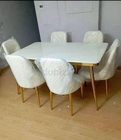 Luxury Brand new dining table with 6 chairs for sell
