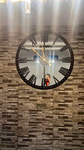 Contemporary Vintage over size extra large wall clock mirror