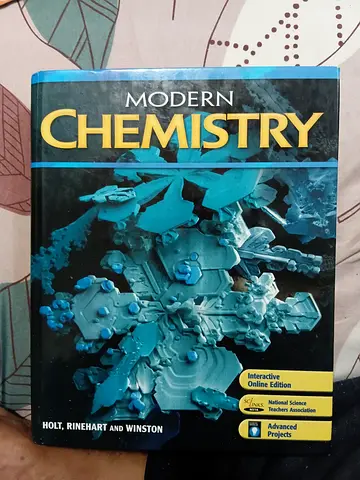 Modern Chemistry, Holt,Rinehart and winston