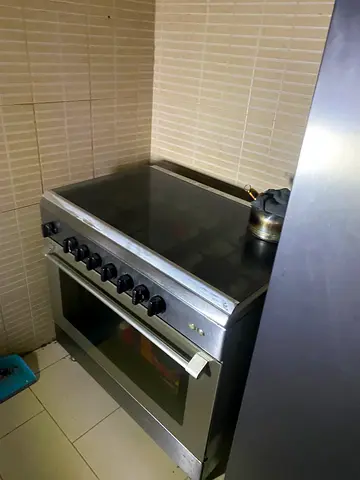Stainless Steel 5 burner Gas Range with Oven