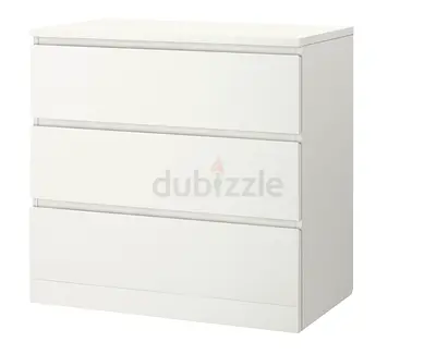 Modern White Chest of Drawers