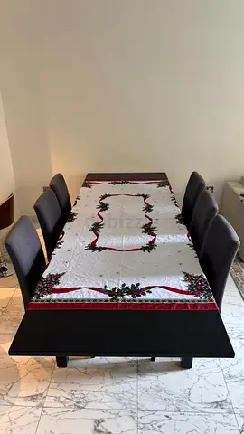 Elegant Dining Table with Chairs