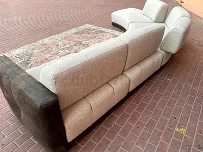 Excellent Condition Eberza Corner Sofa with Adjustable head Rest