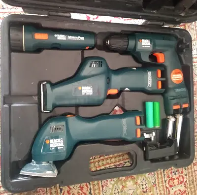 set of power tools Black  Decker