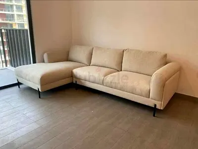 The Loom collection L shape sofa beige