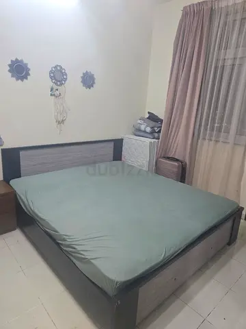 King Size bed frame with Spring matress for sale 190x200 cm