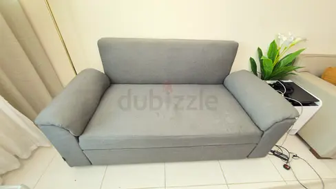Comfortable Grey Sofa cum bed
