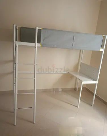 Stylish Loft Bed with Study Desk